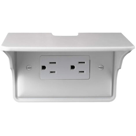 Étagère murale rangement pour prises américaines – Support pour téléphone et petits objets