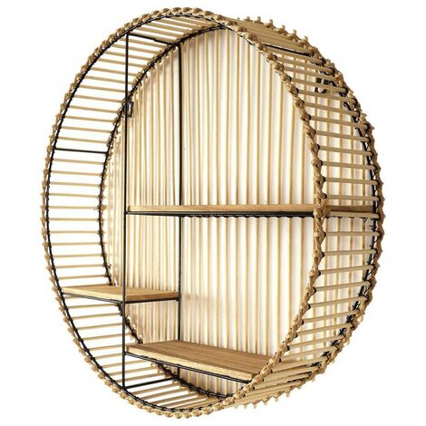 Etagère murale ronde java D53