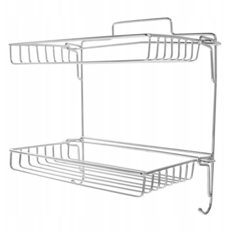 Étagère Murale Salle Bain Inox Pliable Drainage Rapide