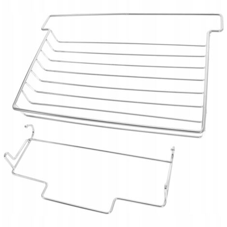 Étagère Murale Salle Bain Inox Pliable Rangement