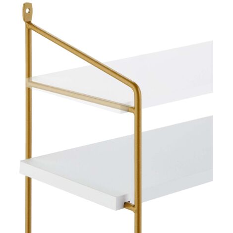 Etagere murale suspendue a 3 niveaux