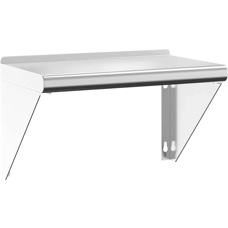 Vidaxl - tagère murale 50x30x31 cm argenté acier inoxydable