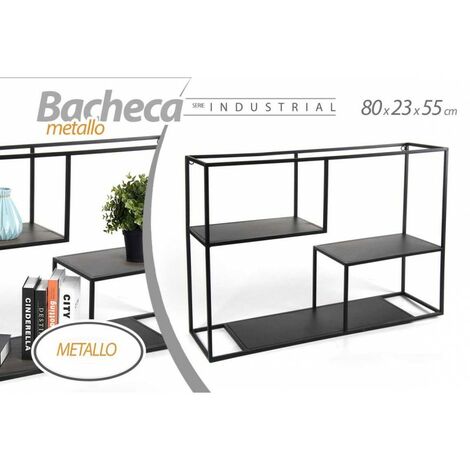 Etagère murale Urban noir 80 x 23 x 55 h