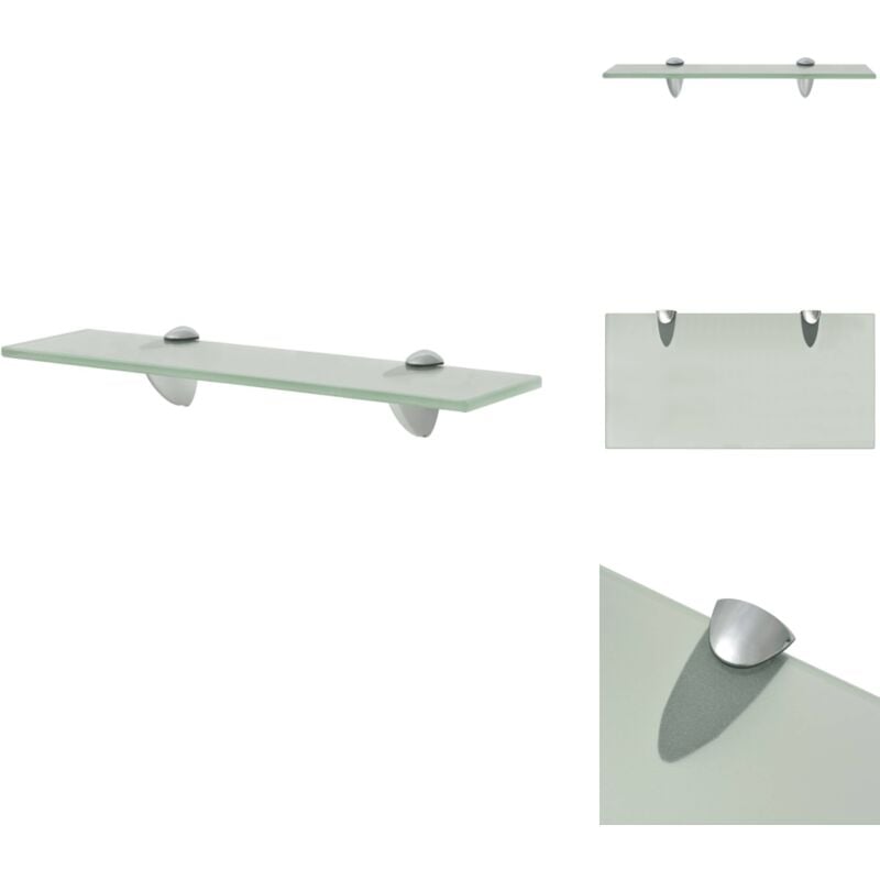 Tagère murale Verre 40 x 20 cm 8 mm - Etagere Murale - Étagère Design - Étagère Verre - Étagère Suspendue - Décoration Murale