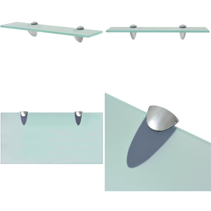 Vidaxl - tagère murale Verre 40 x 20 cm 8 mm - Etagere Murale - Étagère Design - Étagère Verre - Étagère Transparente - Décoration Murale - Home &