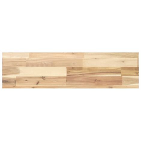 Étagère murale，Étagère flottante 100x20x4 cm bois d'acacia massif non traité CFW28938