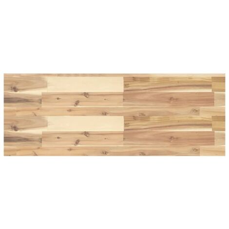 Étagère murale，Étagère flottante 100x30x4 cm bois d'acacia massif non traité CFW69149