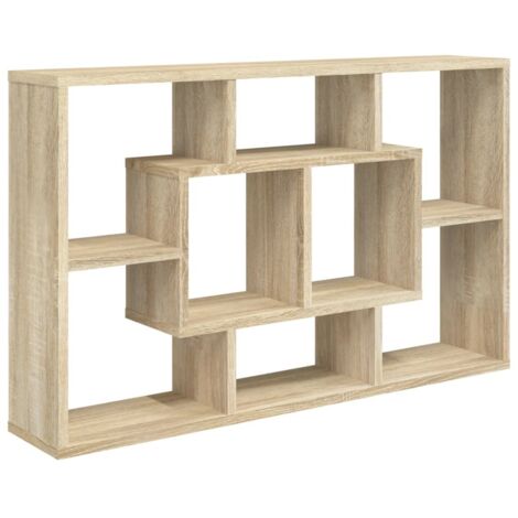 Étagère murale，Étagère flottante Chêne Sonoma 85x16x52,5 cm Bois d'ingénierie CFW15251