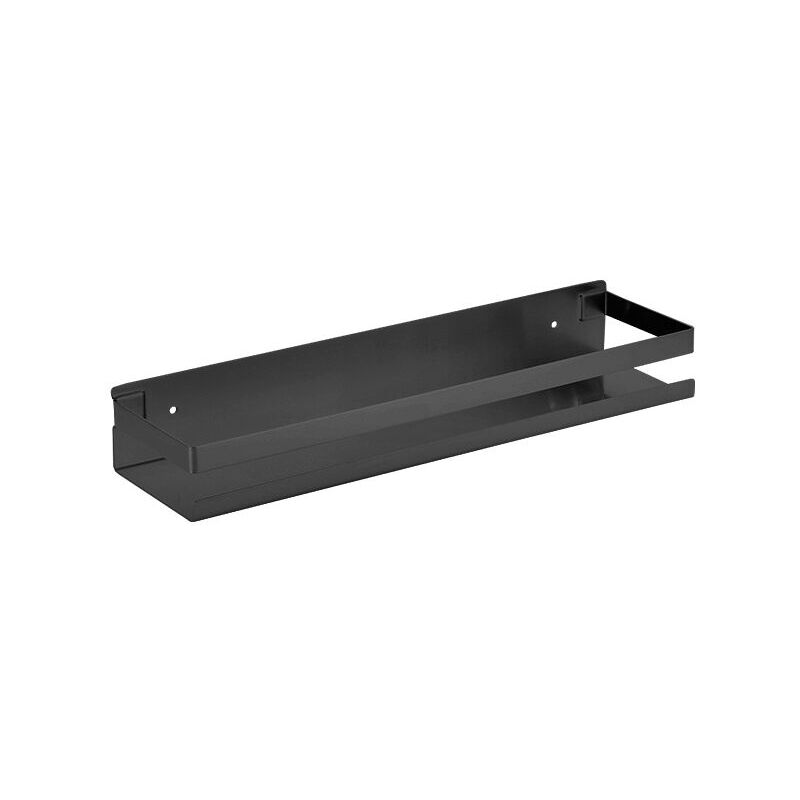 Étagère Murales 40CM Étagère Salle de Bain Douche Modernes Acier Inoxydable SUS304 Noir Mat,