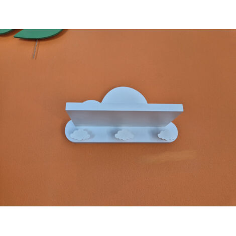 Étagère nuage Najka avec supports nuage
