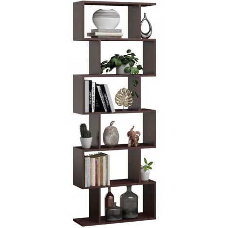 Étagère ouverte - Armoire blanche 3 portes 180 cm - Panneaux stratifiés - pieds métalliques - fonction push up - grande capacité