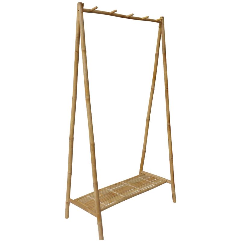 Etagère penderie exotique en bambou