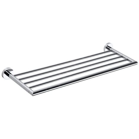 Etagère porte-serviettes OMEGA laiton chromé 65,5x5,5x21,5 cm