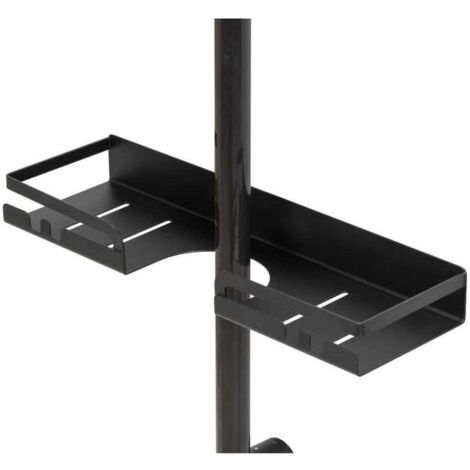 Étagère pour barre de douche sans perçage en inox
