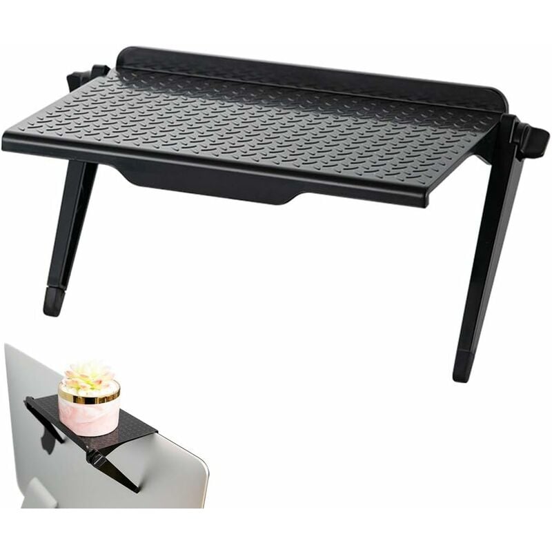 Etagere pour decodeur Moniteur Stand/Détient Haut-parleurs Appareils de Streaming/économisez de l'espace/Noir Fei Yu