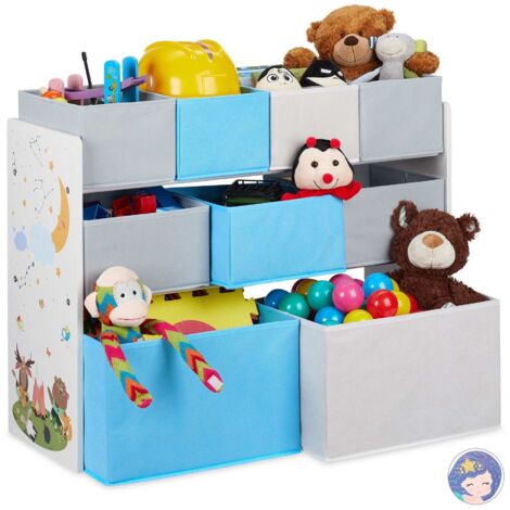 Etagère pour enfants avec motif et 9 tiroirs