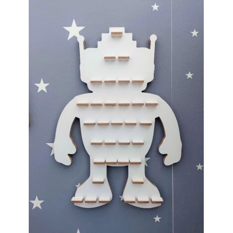 étagère pour figurines de robots