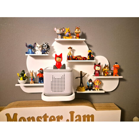 Étagère/présentoir nuage pour figurines audio du système Toniebox 2