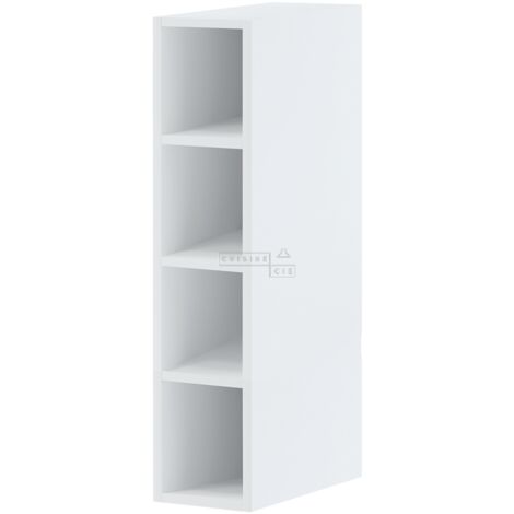Etagère range bouteilles de cuisine Bellissi Blanc L 20 cm