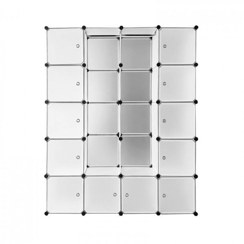 Etagère Rayonnage 20 casiers - Blanc