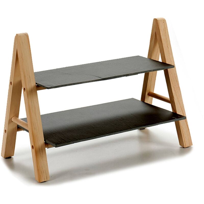 San Ignacio - Etagère rectangulaire 2 étages en ardoise collection kinvara