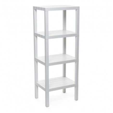 Etagère rectangulaire Lombok 4 hauteurs Tatay blanc