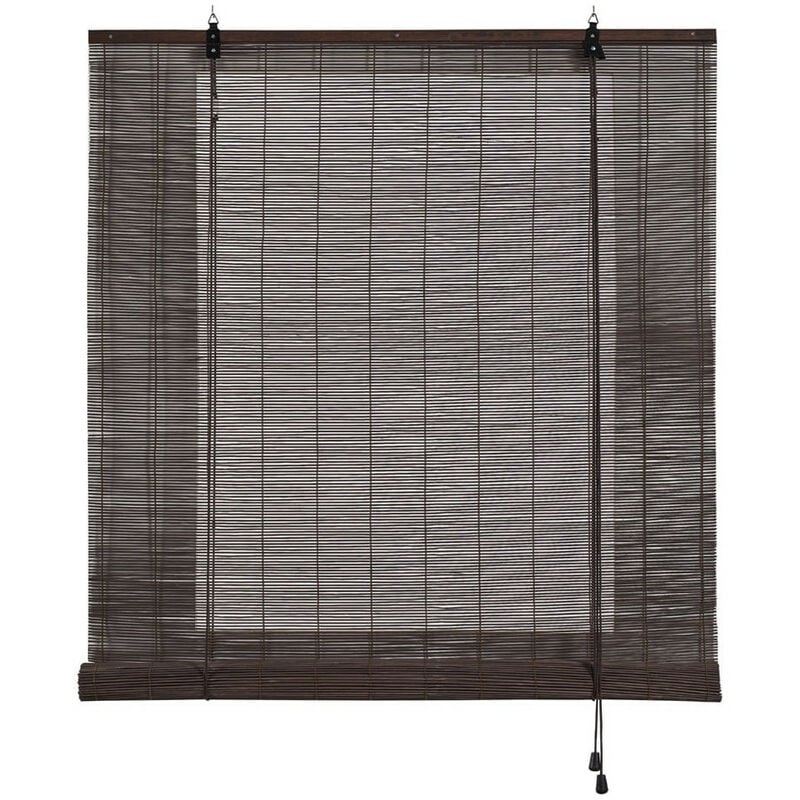 Ehlis - Stor roll up bambou ocre wenge 150x175cm