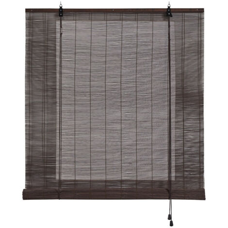 Etagere Roulante Bambou Ocre Wengue 150x175cm
