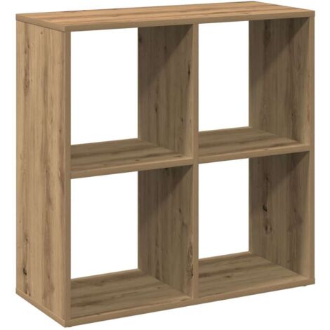 Étagère séparatrice de pièce chêne artisanal 69,5x29x69,5 cm