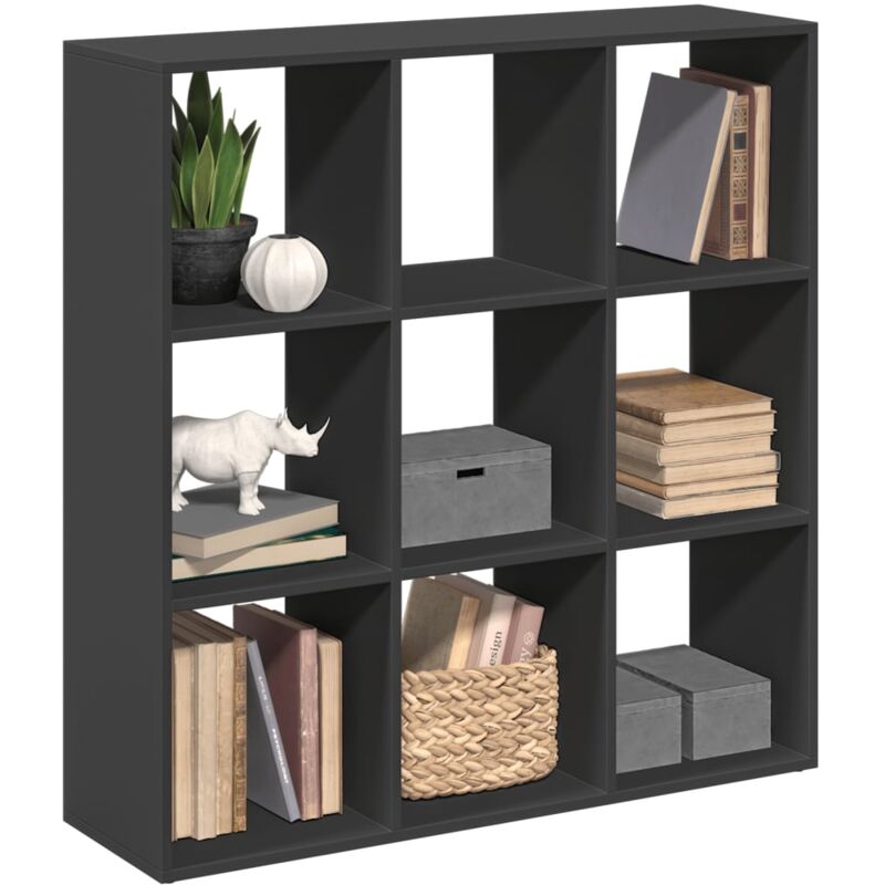 Tagère séparatrice de pièce noir 102x29x103,5 cm - Vidaxl