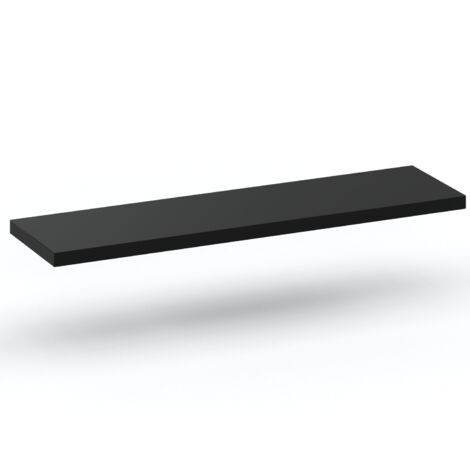 ÉTAGÈRE SUSPENDUE NOIRE 60 CM