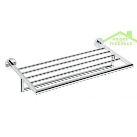 Etagère, tablette avec porte-serviettes OMEGA laiton chromé 55x12x26,5 cm