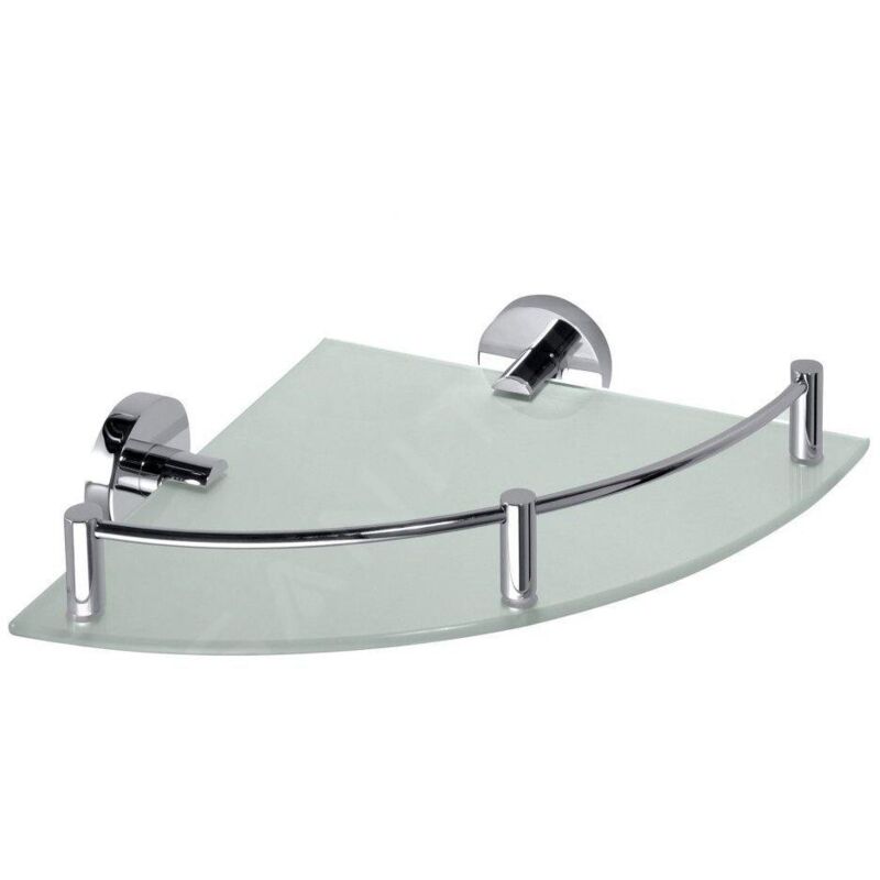 Bemeta - Sapho X-Round - Tablette murale, verre/chrome XR605
