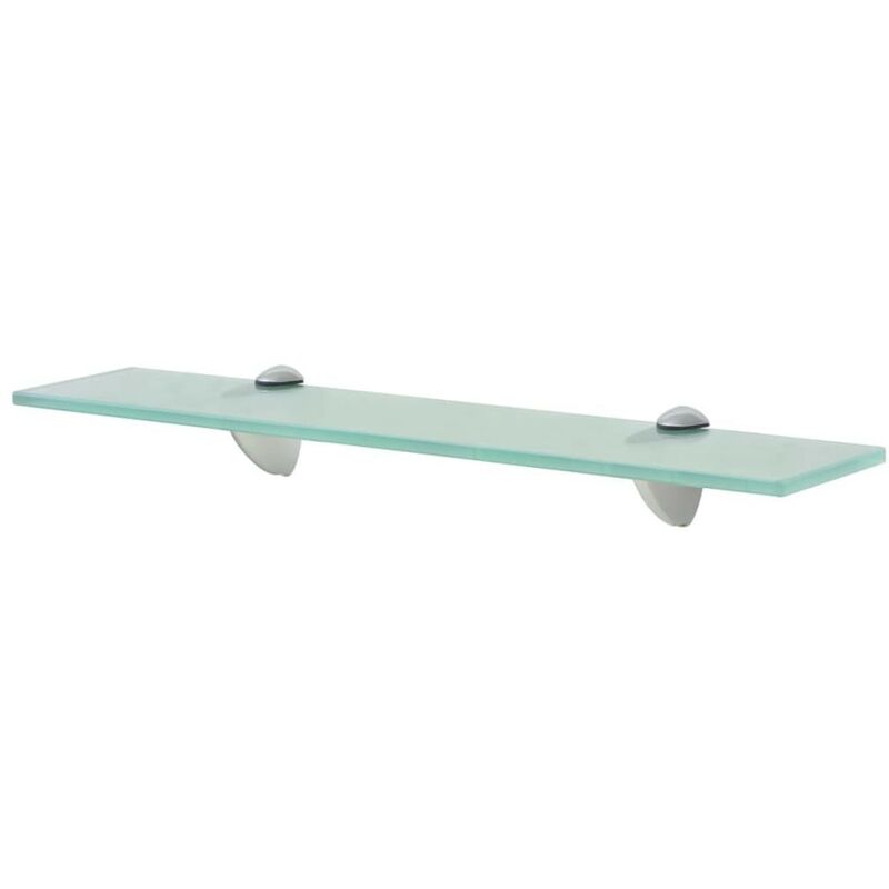 Étagère Tablette en Verre 50 cm transparent à fixer pour une décoration moderne et épurée Étagère Tablette en Verre 50 cm transparent à fixer pour une décoration moderne et épurée