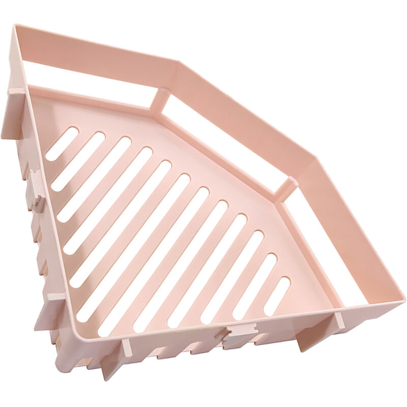 Étagère triangulaire pour salle de bain, étagère de rangement pour salle de bain, support pour articles de toilette, étagère robuste pour salle de