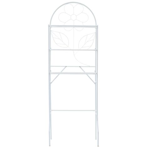 Étagères de rangement，Étagère de toilette Blanc 60x33x174 cm CFW76736