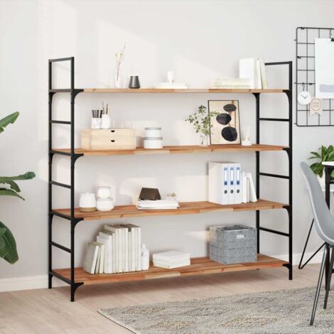 Étagères flottantes 2 pcs-Étagère murale-Étagère Suspendue 120x40x2 cm acacia massif à l'huile 319242