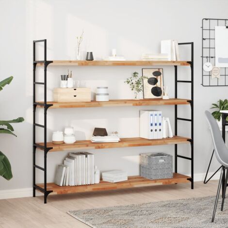 Étagères flottantes 2 pcs-Étagère murale-Étagère Suspendue 160x30x4 cm acacia massif à l'huile 787255
