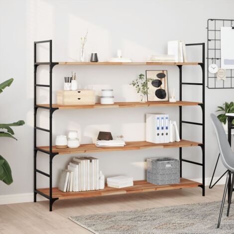 Étagères flottantes 2 pcs-Étagère murale-Étagère Suspendue 160x40x2 cm acacia massif à l'huile 417582