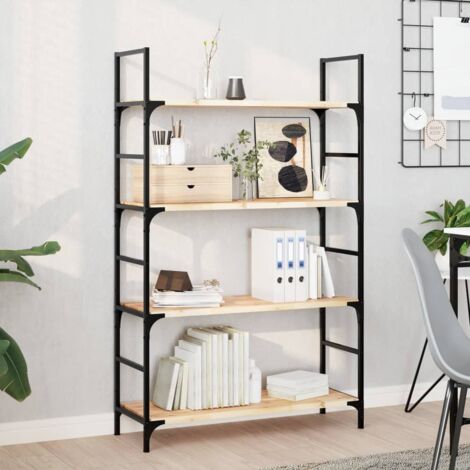 Étagères flottantes 4 pcs-Étagère murale-Étagère Suspendue 100x30x2 cm acacia massif non traité 135336