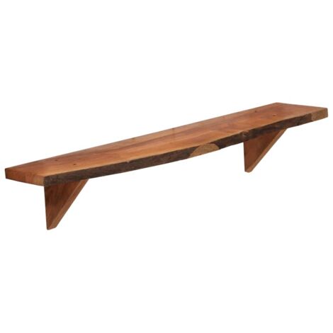 Étagères murales 2 pcs  Étagères flottantes 90x20x18 cm Bois d'acacia massif