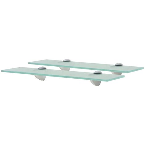 Étagères murales 2 pcs Verre 40x10 8 mm 2