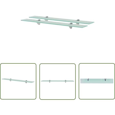 Étagères murales 2 pcs Verre 70x10 8 mm