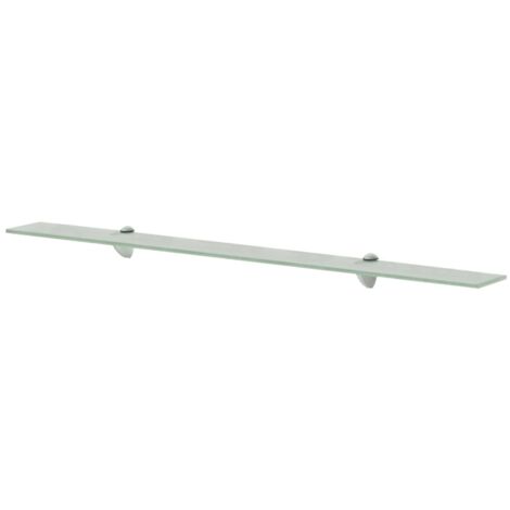 Étagères murales 2 pcs，Étagère flottante Verre 100 x 10 cm 8 mm CFW65000