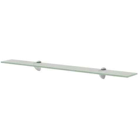 Étagères murales 2 pcs，Étagère flottante Verre 80 x 10 cm 8 mm CFW38090
