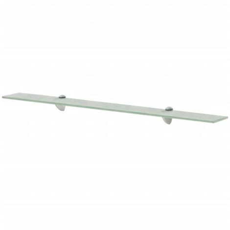 Étagères murales 2 pcs，Étagère flottante Verre 90 x 10 cm 8 mm CFW58363
