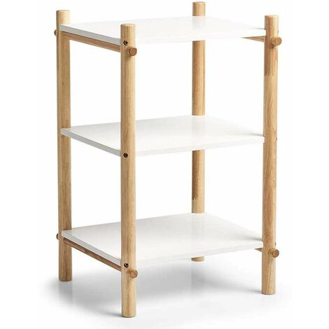 Étagères pour chambre d'enfant, 3 x étagères, couleur blanc, ZELLER