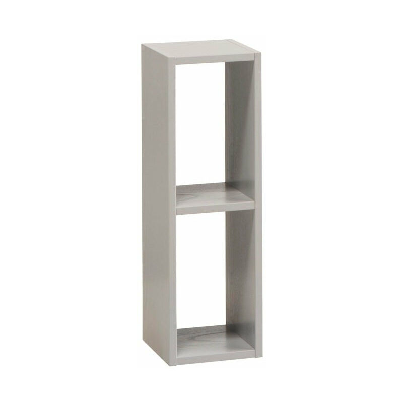 tft home furniture - etagère 2 compartiments like gris