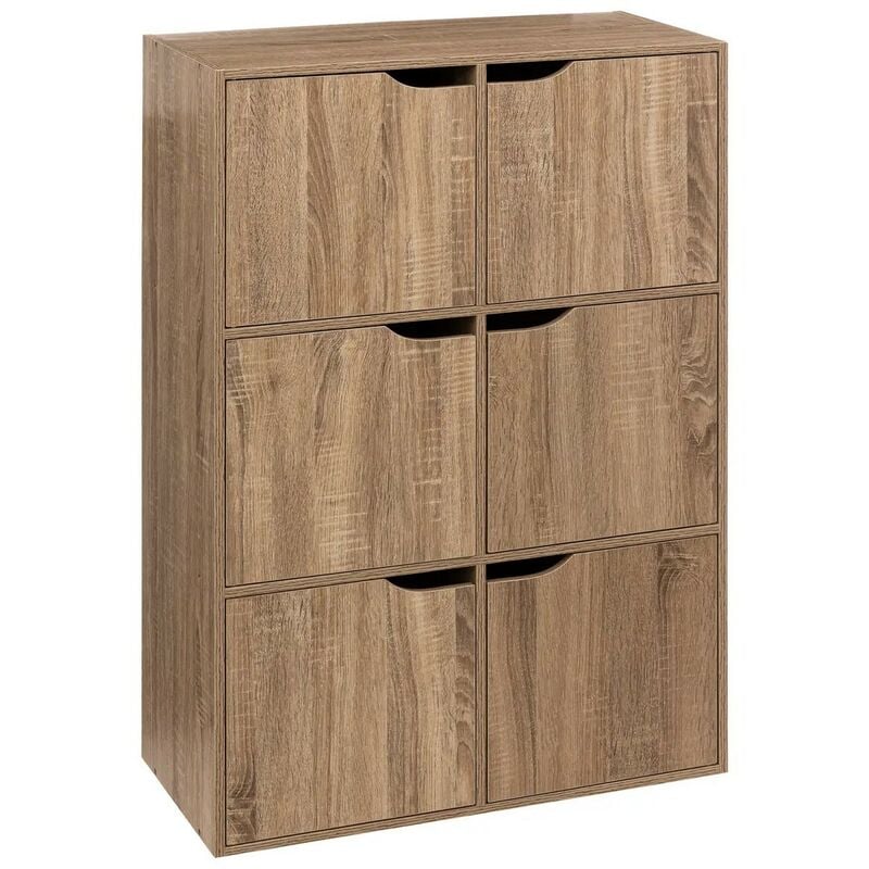 5five Simply Smart - tagère 6 Cases Mix n Modul Naturel - Five