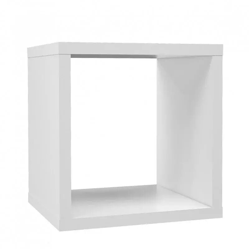 Meubletmoi - Etagère cube 1 casier blanc mat - classico